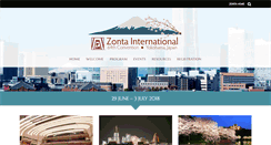 Desktop Screenshot of convention.zonta.org