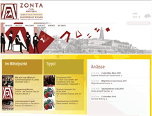 Tablet Screenshot of bernursa.zonta.ch